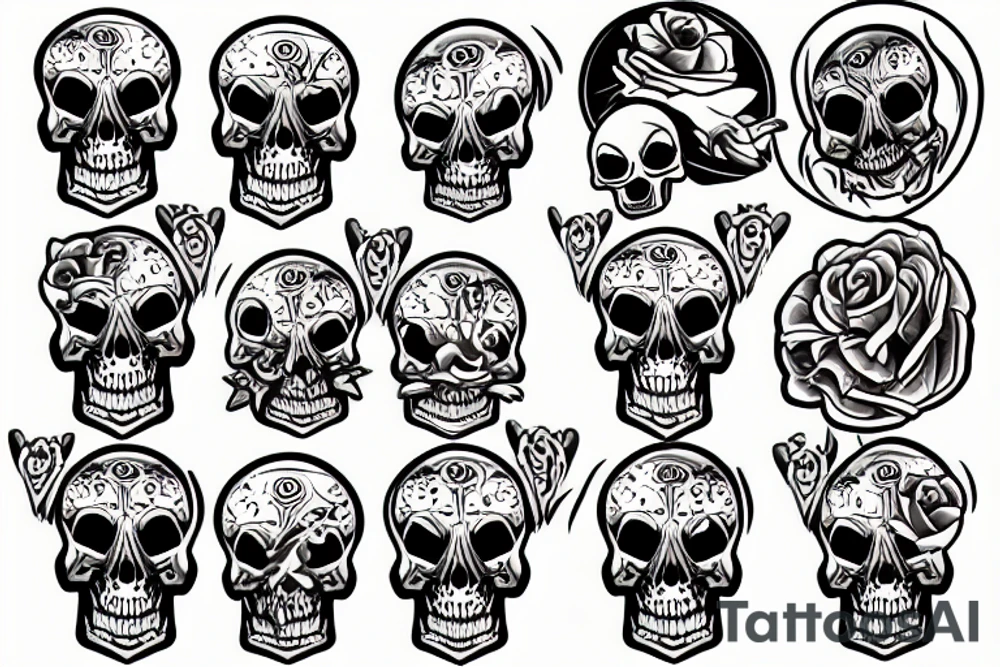 skull fuck tattoo idea