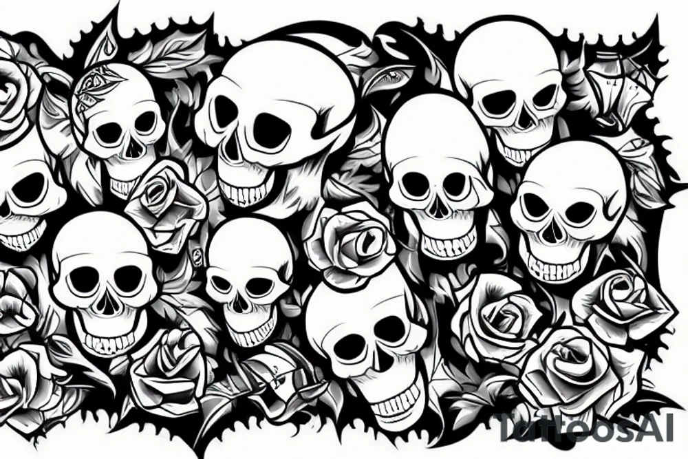 skull fuck tattoo idea