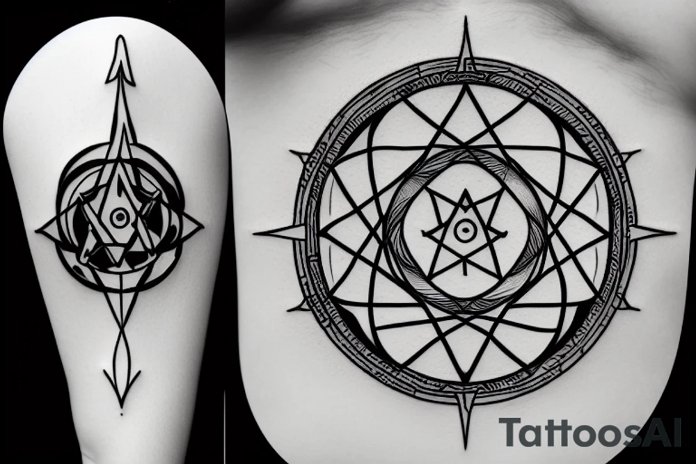 Transmutation circle tattoo idea
