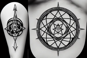 Transmutation circle tattoo idea