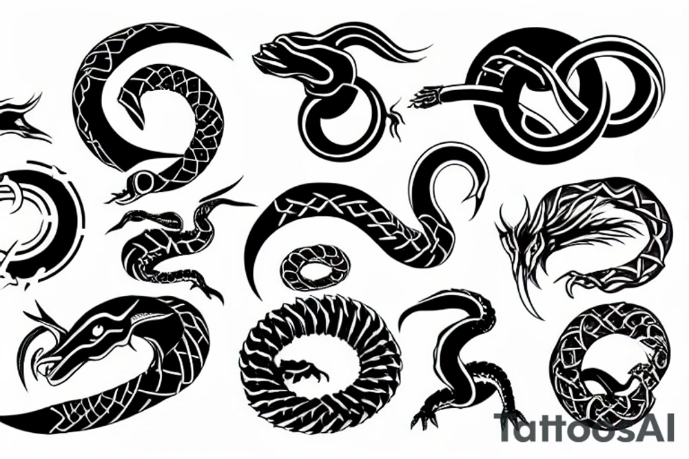 ouroboros tattoo idea