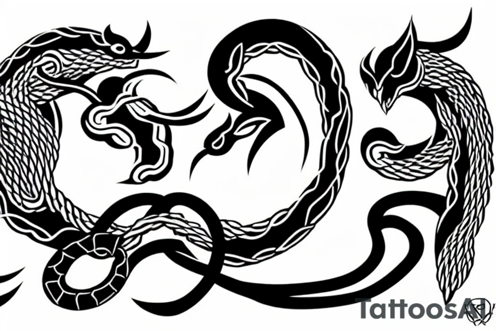 ouroboros tattoo idea