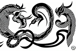 ouroboros tattoo idea