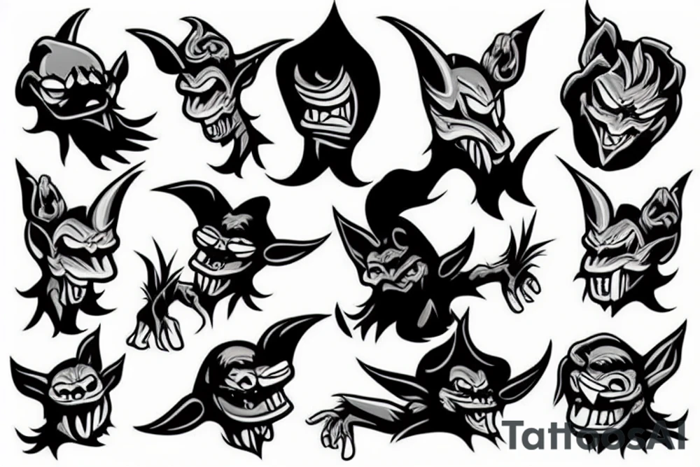 goblin tattoo idea