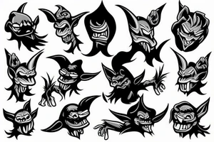 goblin tattoo idea
