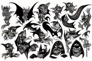 goblin tattoo idea