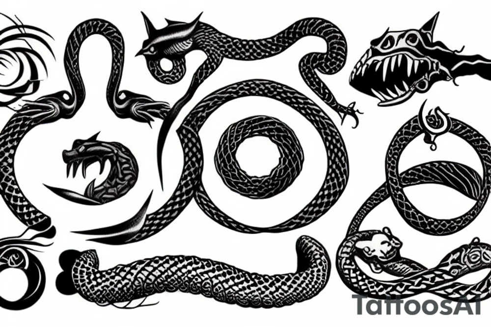 ouroboros tattoo idea