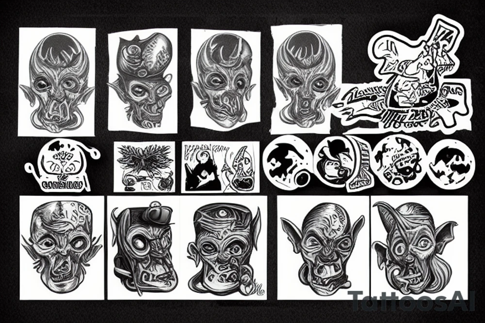 goblin tattoo idea