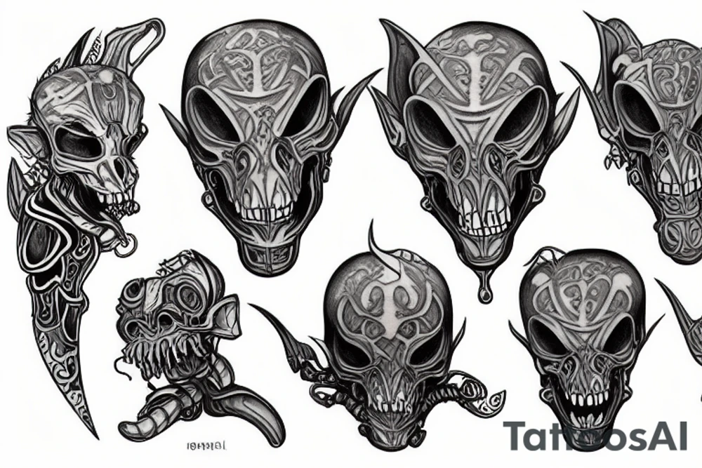 goblin tattoo idea