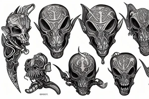 goblin tattoo idea