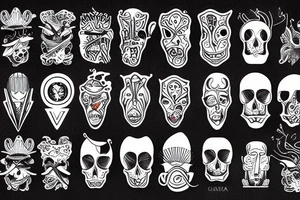 asino cavalca uomo tattoo idea