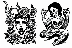 dean doing a poo on kiki tattoo idea