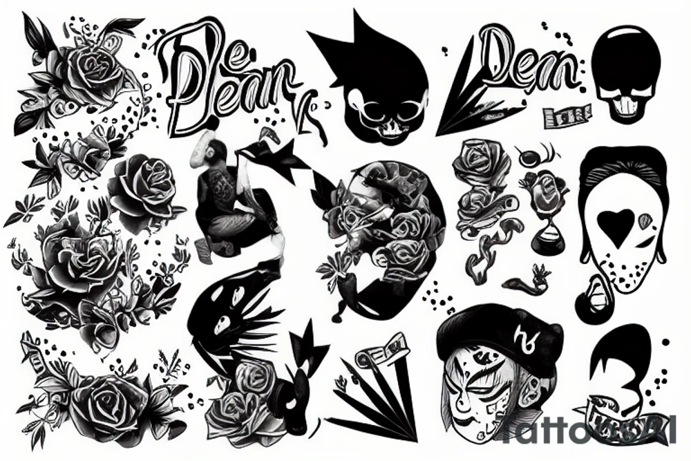 dean doing a poo on kiki tattoo idea