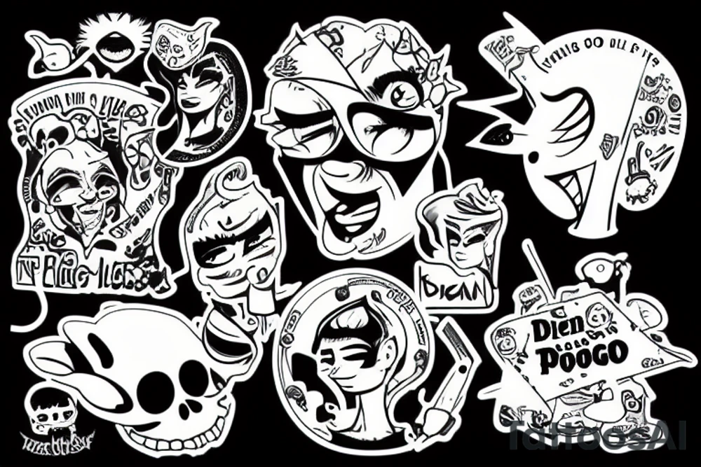 dean doing a poo on kiki tattoo idea