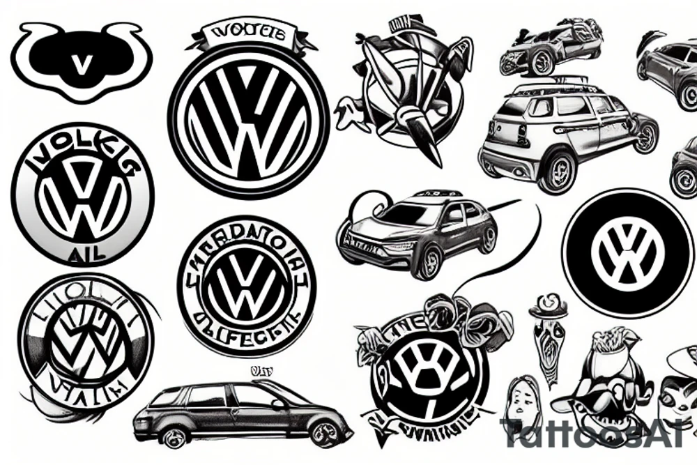 VW alltrack tattoo idea