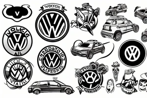 VW alltrack tattoo idea