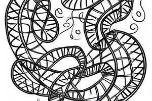 Dna helix extending to tree of life with number 42 tattoo idea