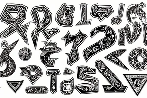 hebrew letter tattoo idea