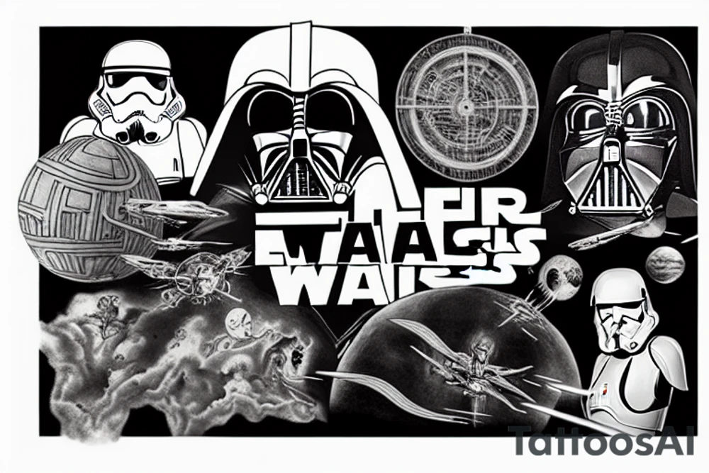 Dali star wars tattoo idea