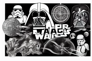 Dali star wars tattoo idea