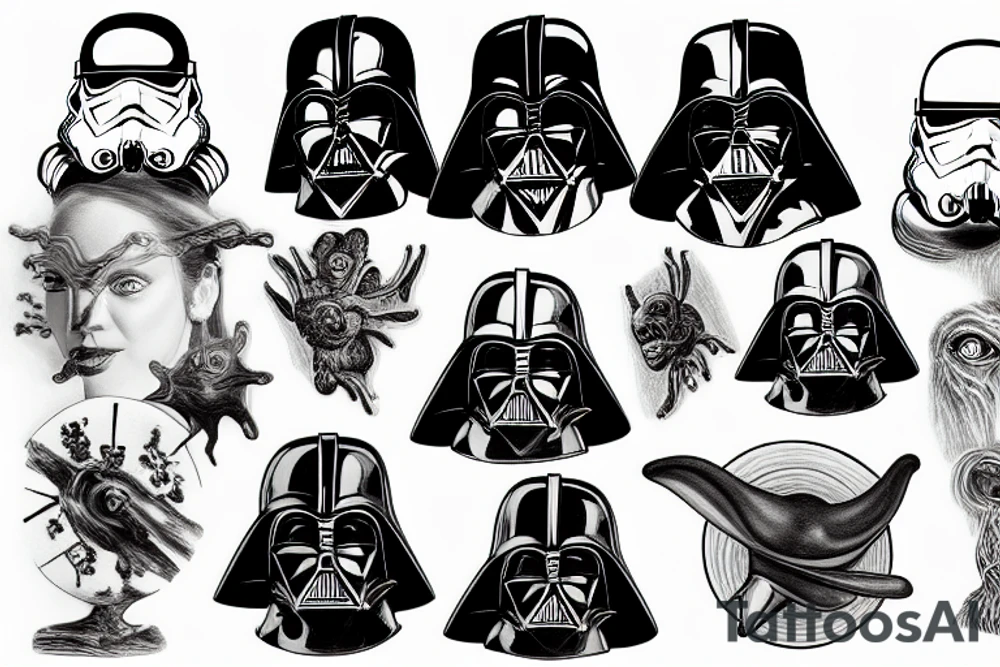Dali star wars tattoo idea