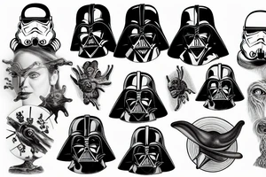 Dali star wars tattoo idea