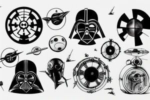 Dali star wars tattoo idea