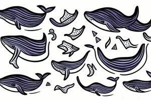 A whales tail tattoo idea