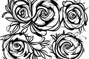 tudor rose inside a flag tattoo idea