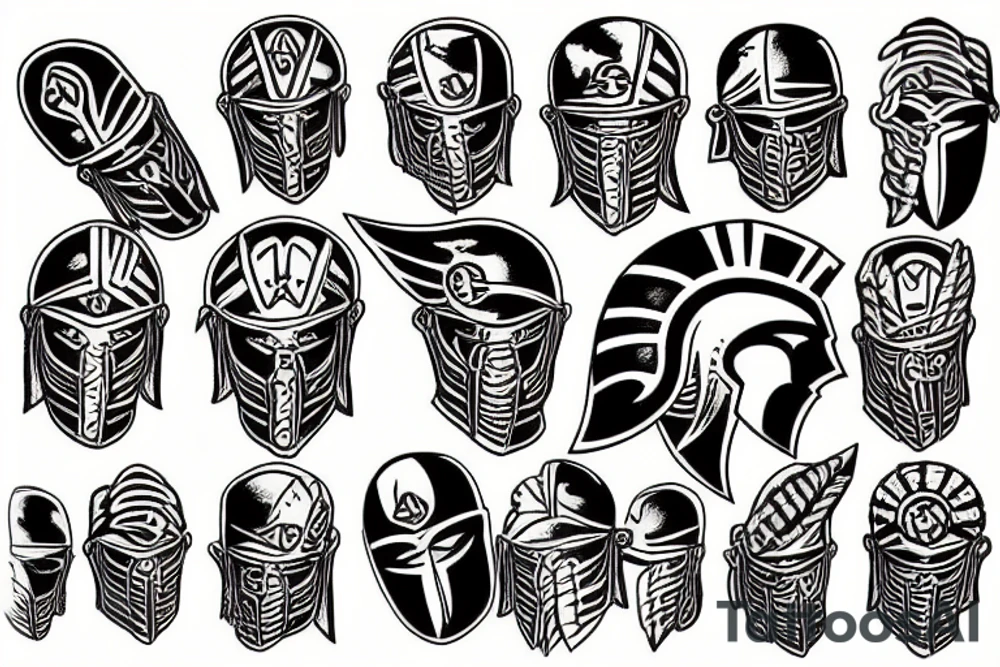 spartan tattoo idea