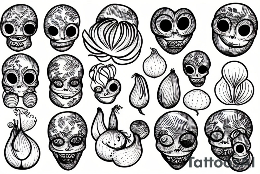 Onion tattoo idea