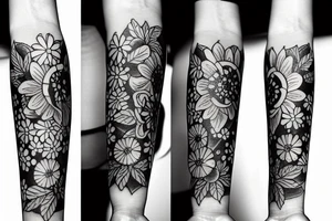 Flower tattoo idea