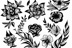 Flower tattoo idea