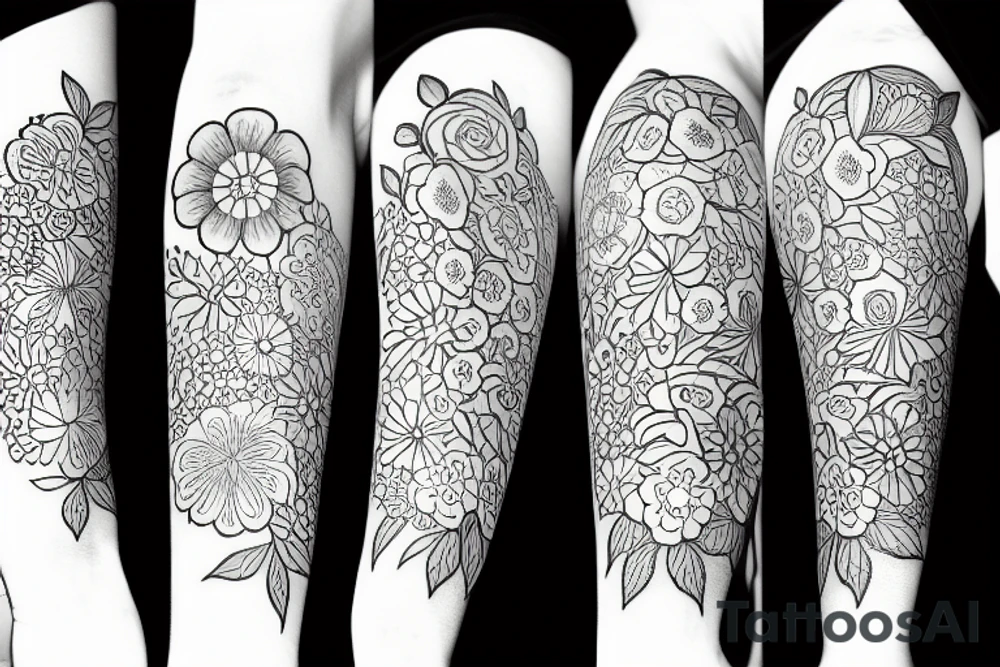 Flower tattoo idea