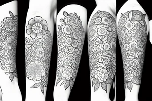 Flower tattoo idea