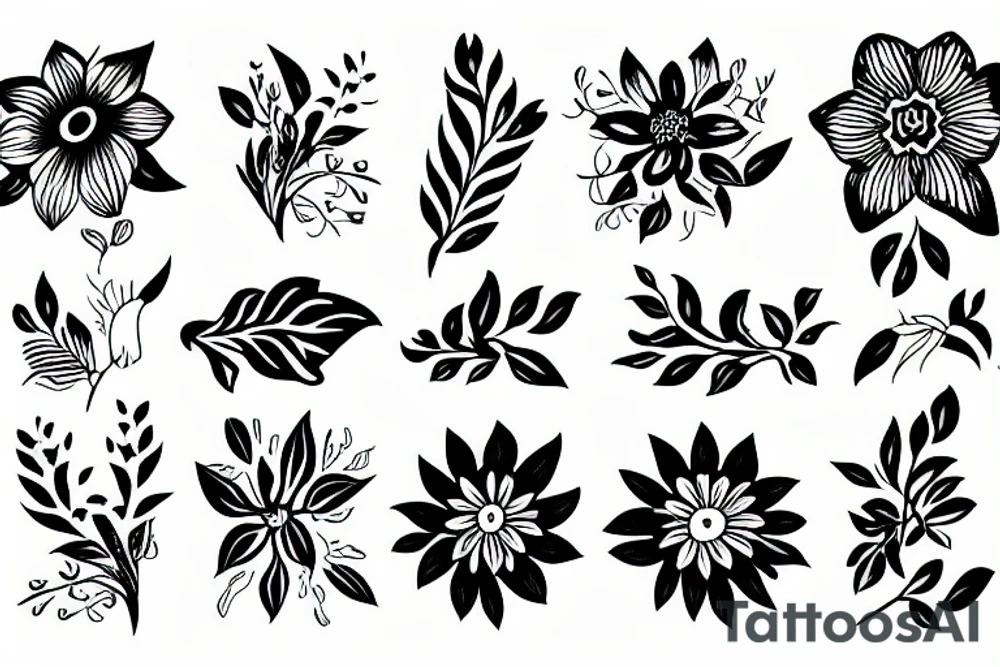 Flower tattoo idea