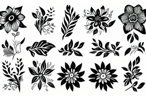 Flower tattoo idea