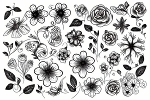 Flower tattoo idea