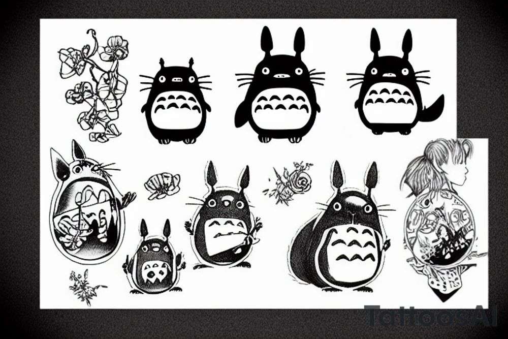 Totoro tattoo idea