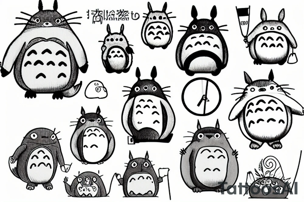 Totoro tattoo idea
