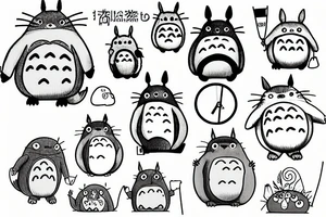 Totoro tattoo idea