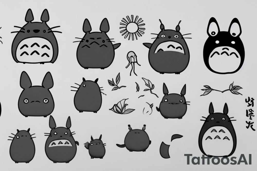 Totoro tattoo idea