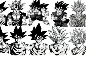 goku super sayian tattoo idea