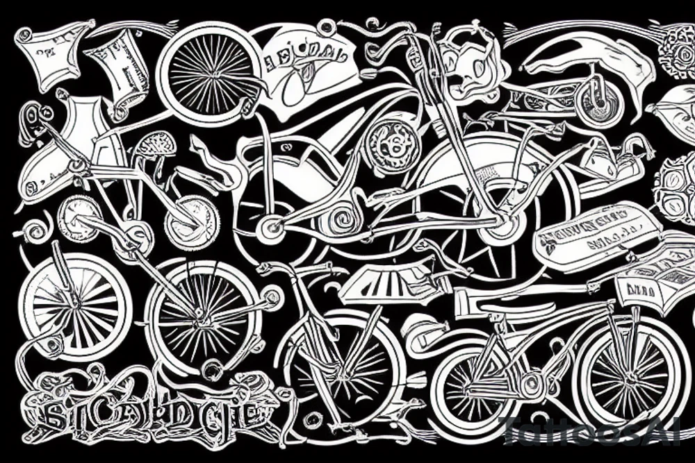 bicycle tattoo idea