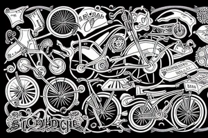 bicycle tattoo idea