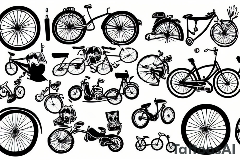 bicycle tattoo idea