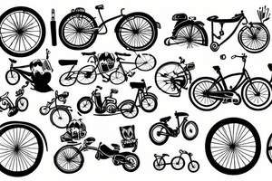 bicycle tattoo idea