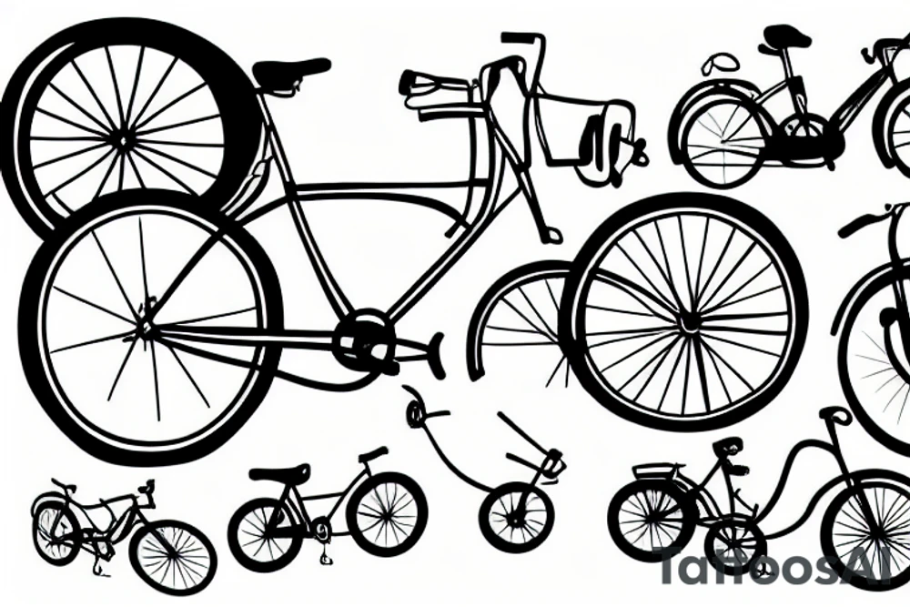 bicycle tattoo idea