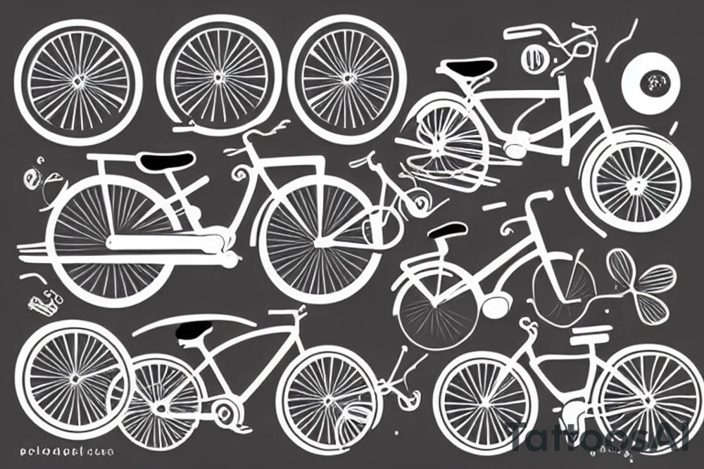bicycle tattoo idea