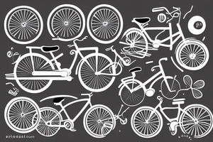 bicycle tattoo idea